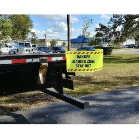 Accuform TRAILER WARNING FLAG MESSAGE DANGER TWF100